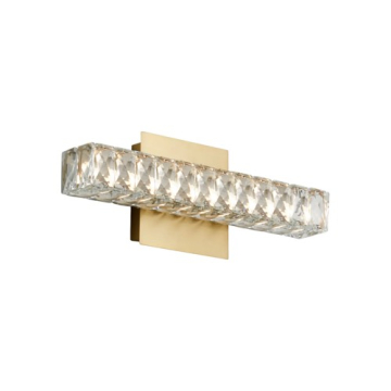 Oxygen Lighting Elan LED Wall Sconce - CCT Selectable - 120V - Aged Brass