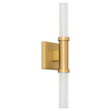 Oxygen Lighting Monet LED Wall Sconce - 3000K - 120V - Aged Brass
