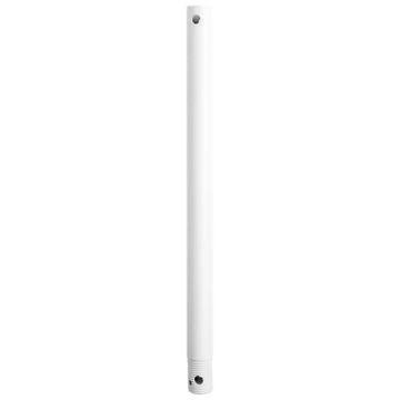 Oxygen Lighting 12" Fan Downrod - White