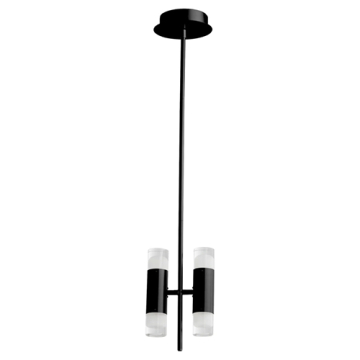 Oxygen Lighting Alarum 4-Light LED Pendant - CCT Selectable - 120-277V - Black
