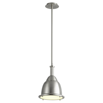 Oxygen Lighting Ruvo 1-Light Pendant - 120V - Satin Nickel