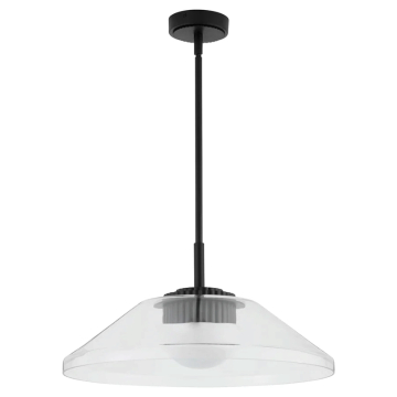 Oxygen Lighting Eros LED Pendant - CCT Selectable - 120-277V - Black