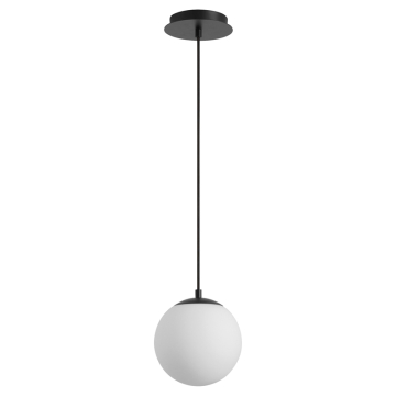 Oxygen Lighting Luna LED Pendant - 8" - 2700K - 120-277V - Black