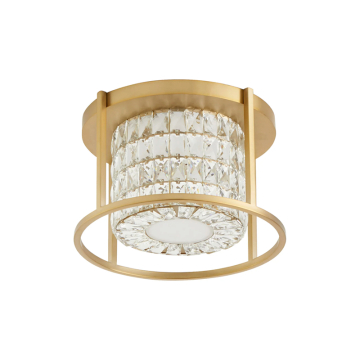 Oxygen Lighting Elan 16" LED Flush Mount - CCT Selectable - 120-277V - Aged Brass