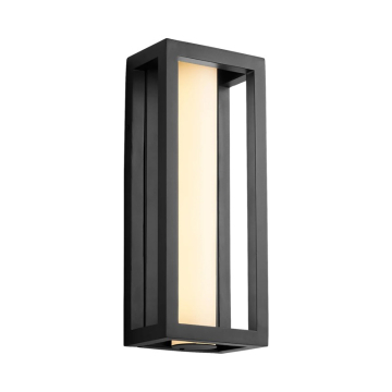 Oxygen Lighting Aperto LED Outdoor Wall Sconce - 3000K - 120V - Black