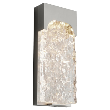 Oxygen Lighting Nitro LED Outdoor Wall Sconce - 3000K - 120V - Satin Nickel