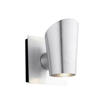 Oxygen Lighting Pilot LED Outdoor Wall Sconce - 3000K - 120-277V - Brushed Aluminum