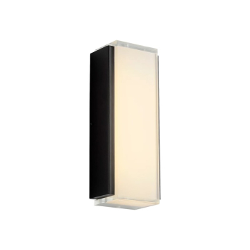 Oxygen Lighting Helio LED Medium Outdoor Wall Sconce - 3000K - 120V - Black