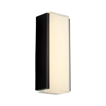 Oxygen Lighting Helio LED Large Outdoor Wall Sconce - 3000K - 120V - Black