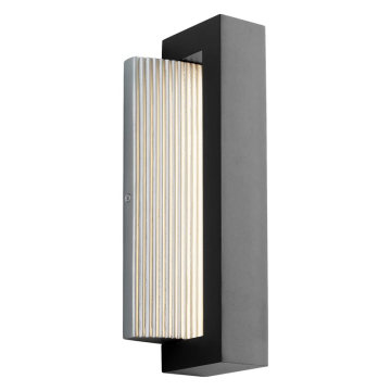 Oxygen Lighting Verve 14" LED Outdoor Wall Sconce - 3000K - 120V - Black