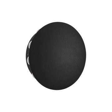 Oxygen Lighting Rickie 8" LED Outdoor Wall Sconce - 3000K - 120-277V - Black