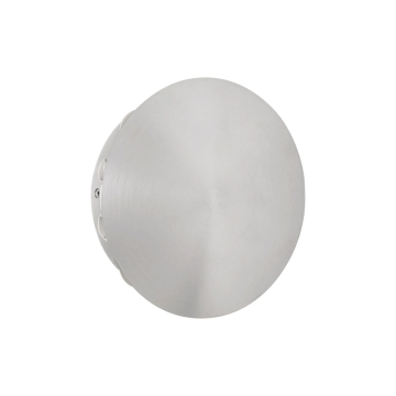 Oxygen Lighting Rickie 8" LED Outdoor Wall Sconce - 3000K - 120-277V - Brushed Aluminium