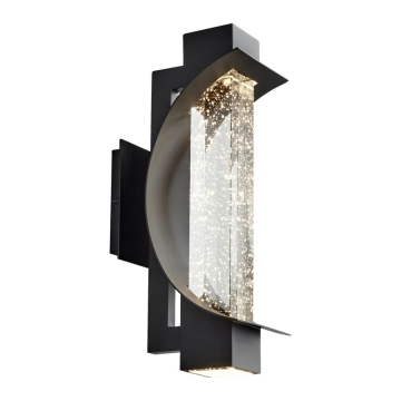 Oxygen Lighting Albedo 14" LED Outdoor Wall Sconce - 3000K - 120V - Black