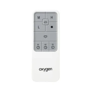 Oxygen Lighting Handheld Remote for Ceiling Fans - AC Motor