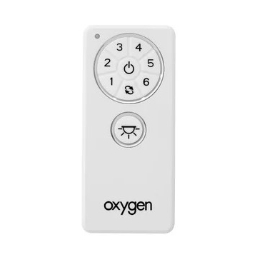 Oxygen Lighting Handheld Remote for Coda, Propel and Sol Ceiling Fans