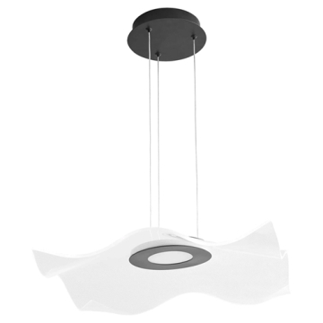 Oxygen Lighting Medusa LED Pendant - CCT Selectable - 120-277V - Black