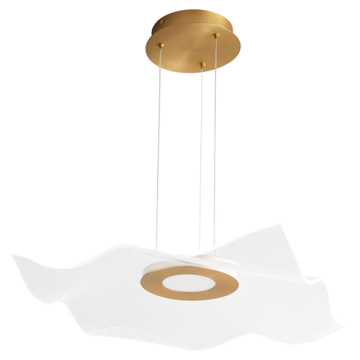 Oxygen Lighting Medusa LED Pendant - CCT Selectable - 120-277V - Aged Brass