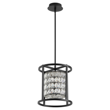 Oxygen Lighting Elan 12" LED Pendant - CCT Selectable - 120-277V - Black