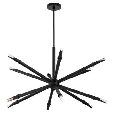 Oxygen Lighting Ionis 42" LED Pendant - CCT Selectable - 120V - Black