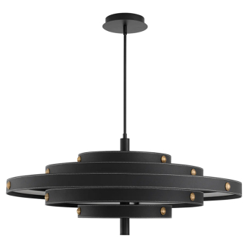 Oxygen Lighting Borealis 36" LED Pendant - CCT Selectable - 120V - Black