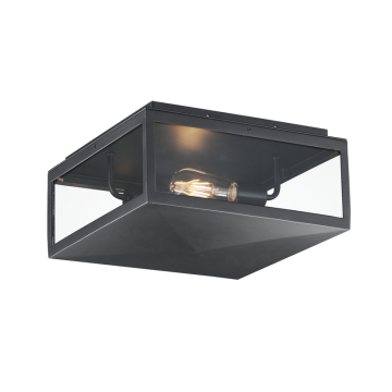Maxim Lighting Catalina 2-Light Deck Lantern - 120V - Dark Bronze - Clear Glass