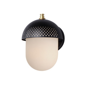 Maxim Lighting Perf 1-Light Outdoor Wall Sconce - 120V - Black / Gold