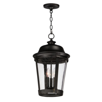 Maxim Lighting Dover Die Cast 3-Light Outdoor Hanging Lantern - 120V - Bronze