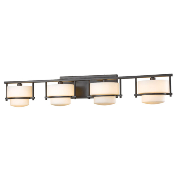 Z-Lite Porter 4-Light LED Vanity - 3000K - 120V - Bronze