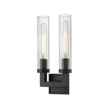 Z-Lite Beau 2-Light Wall Sconce - 120V - Bronze 