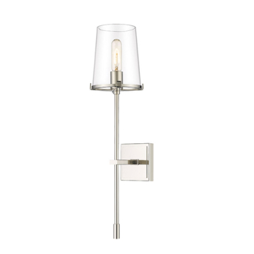 Z-Lite Callista 1-Light Wall Sconce - 120V - Polished Nickel