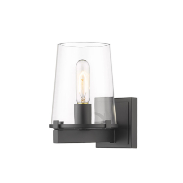 Z-Lite Callista 1-Light Wall Sconce - 120V - Matte Black