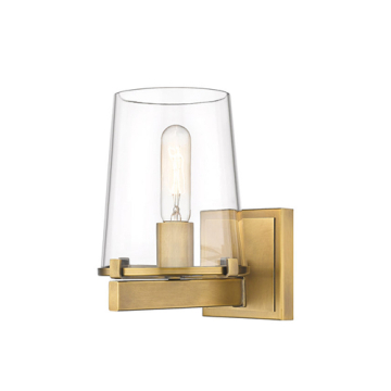 Z-Lite Callista 1-Light Wall Sconce - 120V - Rubbed Brass