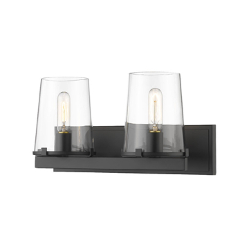 Z-Lite Callista 2-Light Vanity - 120V - Matte Black