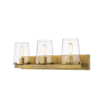 Z-Lite Callista 3-Light Vanity - 120V - Rubbed Brass