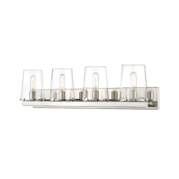 Z-Lite Callista 4-Light Vanity - 120V - Polished Nickel