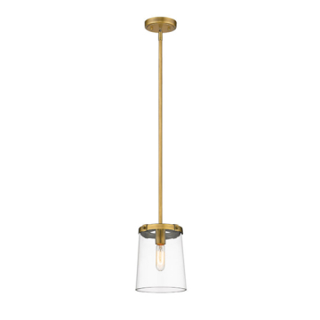 Z-Lite Callista 1-Light Pendant - 120V - Rubbed Brass