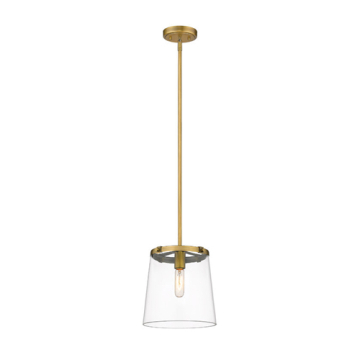 Z-Lite Callista 1-Light Pendant - 120V - Rubbed Brass