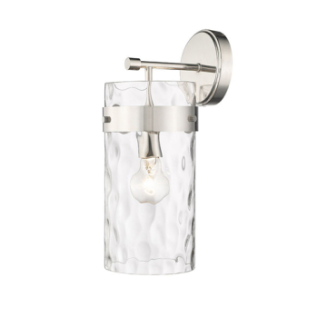 Z-Lite Fontaine 7" 1-Light Wall Sconce - 120V - Polished Nickel
