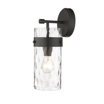 Z-Lite Fontaine 6" 1-Light Wall Sconce - 120V - Matte Black