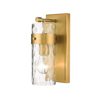Z-Lite Fontaine 5" 1-Light Wall Sconce - 120V - Rubbed Brass