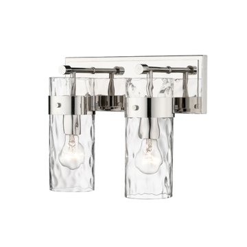 Z-Lite Fontaine 2-Light Vanity - 120V - Polished Nickel