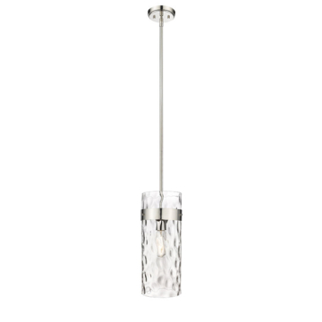 Z-Lite Fontaine 7" 1-Light Pendant - 120V - Polished Nickel