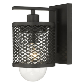Z-Lite Kipton 1-Light Wall Sconce - 120V - Matte Black