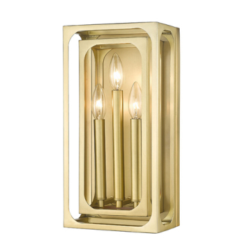 Z-Lite Easton 3-Light Wall Sconce - 120V - Rubbed Brass