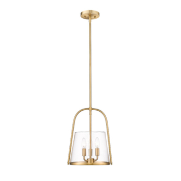 Z-Lite Archis 12" 3-Light Pendant - 120V - Modern Gold