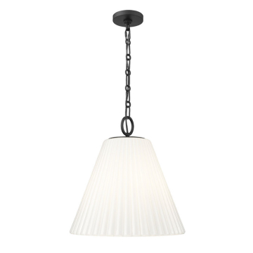 Z-Lite Alaric 18" 3-Light Pendant - 120V - Matte Black