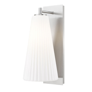 Z-Lite Farrell 7.25" 1-Light Wall Sconce - 120V - Brushed Nickel
