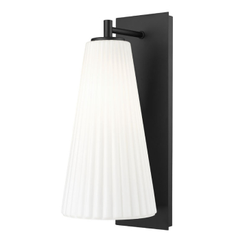 Z-Lite Farrell 7.25" 1-Light Wall Sconce - 120V - Matte Black