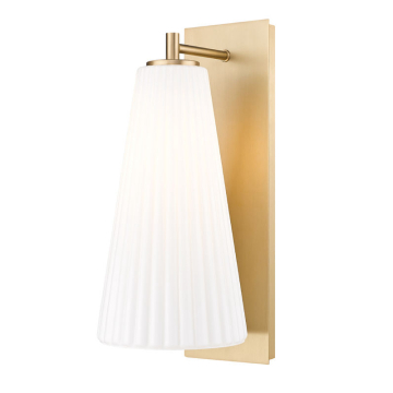 Z-Lite Farrell 7.25" 1-Light Wall Sconce - 120V - Modern Gold