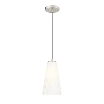 Z-Lite Farrell 6" 1-Light Pendant - 120V - Brushed Nickel